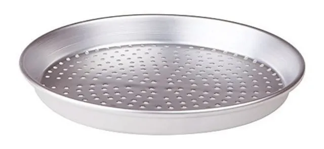pentole-agnelli-fama43-3f30-tortiera-rotonda-forata-in-alluminio-lega-3003-argen image 1
