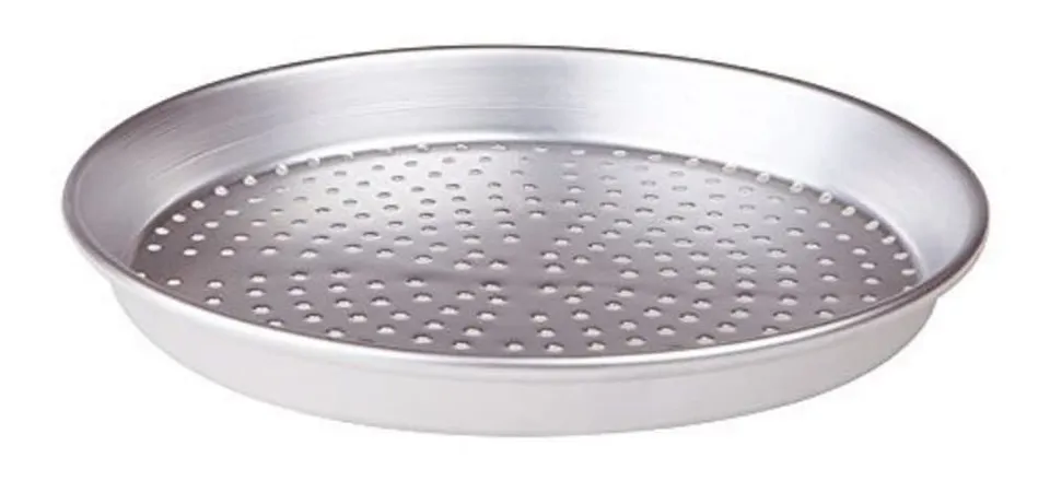 pentole-agnelli-fama43-3f30-tortiera-rotonda-forata-in-alluminio-lega-3003-argen image 1