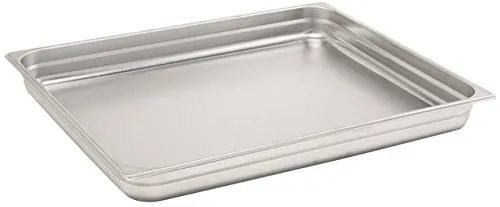 pentole-agnelli-bacinella-gastronorm-2-1-in-acciaio-inossidabile-65x53x4-cm image 1