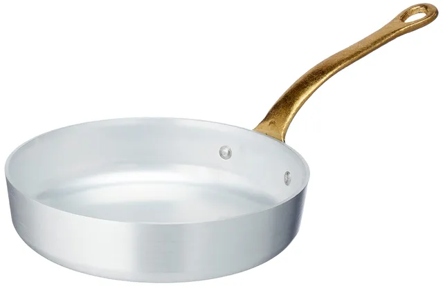 pentole-agnelli-alma11116-padellino-a-servire-con-manico-in-ottone-alluminio-3-m image 1