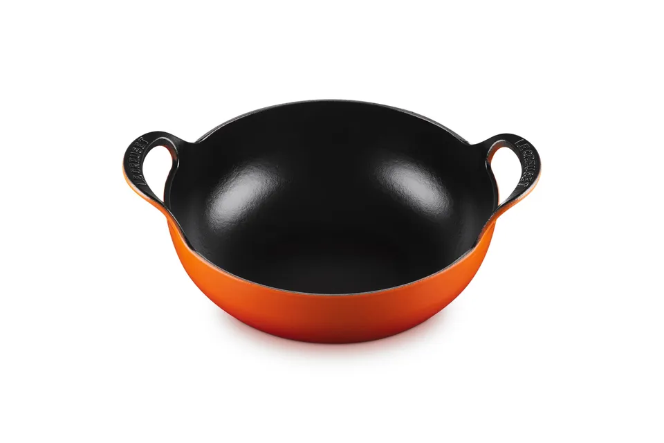 le-creuset-casseruola-balti-in-ghisa-vetrificata-24-cm-arancio-per-curry-e-cottu image 1