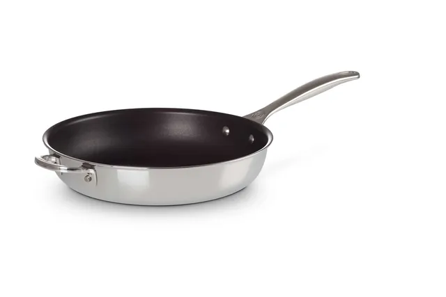 le-creuset-padella-alta-3-ply-in-acciaio-inox-28-cm-con-interno-antiaderente-966 image 1
