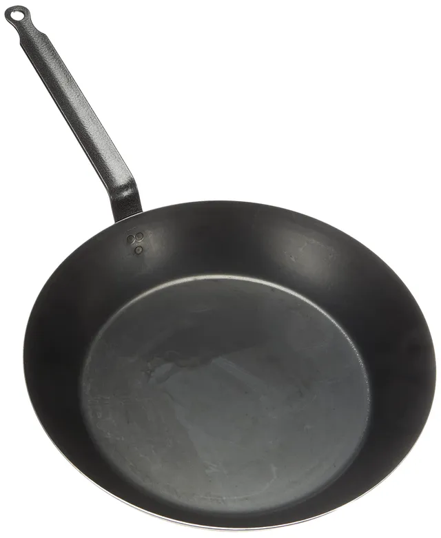 pentole-agnelli-cofe3006t28-padella-lionese-leggera-in-ferro-con-1-manico-nero-2 image 1