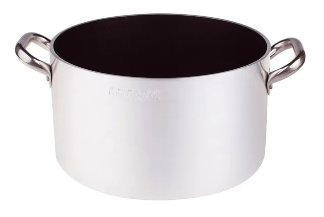 pentole-agnelli-alsa2104s28-casseruola-alta-antiaderente-con-2-maniglie-inox-all image 1