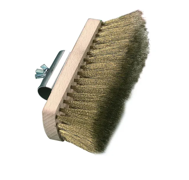 pentole-agnelli-spazzola-girevole-in-ottone-per-cenere-forno-a-legna-16x5-cm-mad image 1