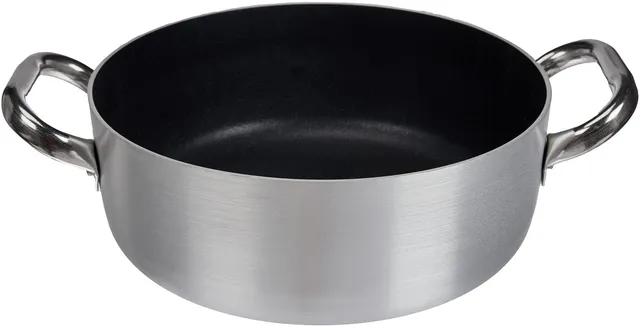 pentole-agnelli-alsa106s24-casseruola-bassa-antiaderente-con-maniglie-alluminio- image 1