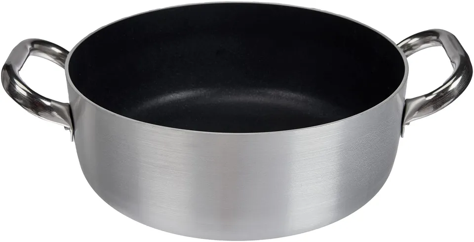 pentole-agnelli-alsa106s24-casseruola-bassa-antiaderente-con-maniglie-alluminio- image 1