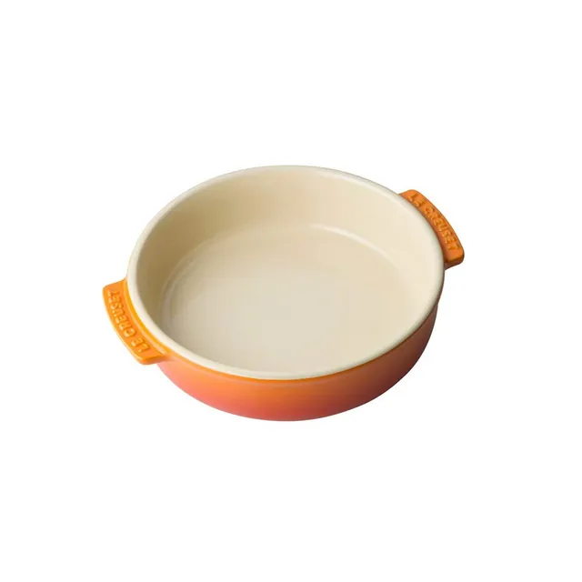 le-creuset-pirofila-per-aperitivo-in-gres-vetrificato-rotonda-450-ml-14-cm-aranc image 1