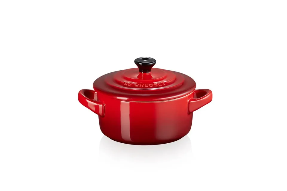 le-creuset-mini-cocotte-rotonda-in-gres-vetrificato-250-ml-diametro-10-cm-cilieg image 1