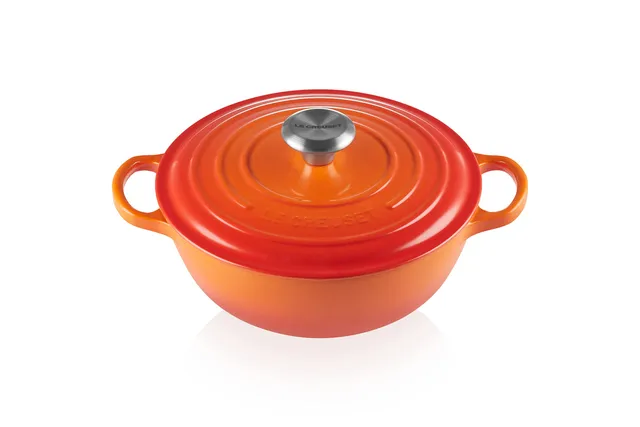 le-creuset-marmitta-evolution-in-ghisa-vetrificata-24-cm-3-1-l-arancio image 1