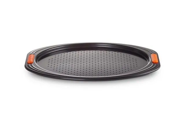 le-creuset-teglia-per-pizza-antiaderente-forata-33-cm-acciaio-al-carbonio-antrac image 1