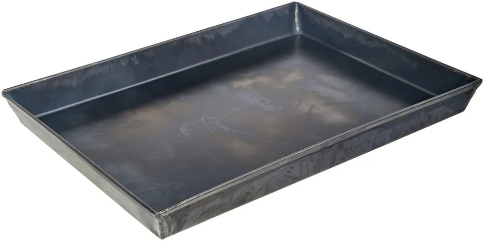 pentole-agnelli-teglia-rettangolare-in-lamiera-blu-30-x-23-cm-per-pizza-e-pastic image 1