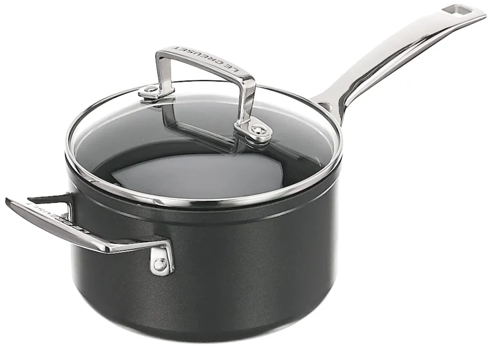 le-creuset-toughened-nonstick-casseruola-con-maniglia-e-coperchio-vetro-in-allum image 1