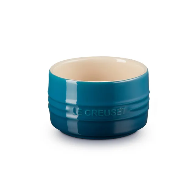 le-creuset-ramequin-impilabile-in-gres-vetrificato-200-ml-deep-teal-resistente-f image 1