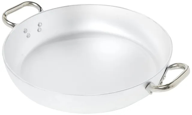 pentole-agnelli-linea-alluminio-5-mm-tegame-radiante-con-due-maniglie-inox-36-cm image 1