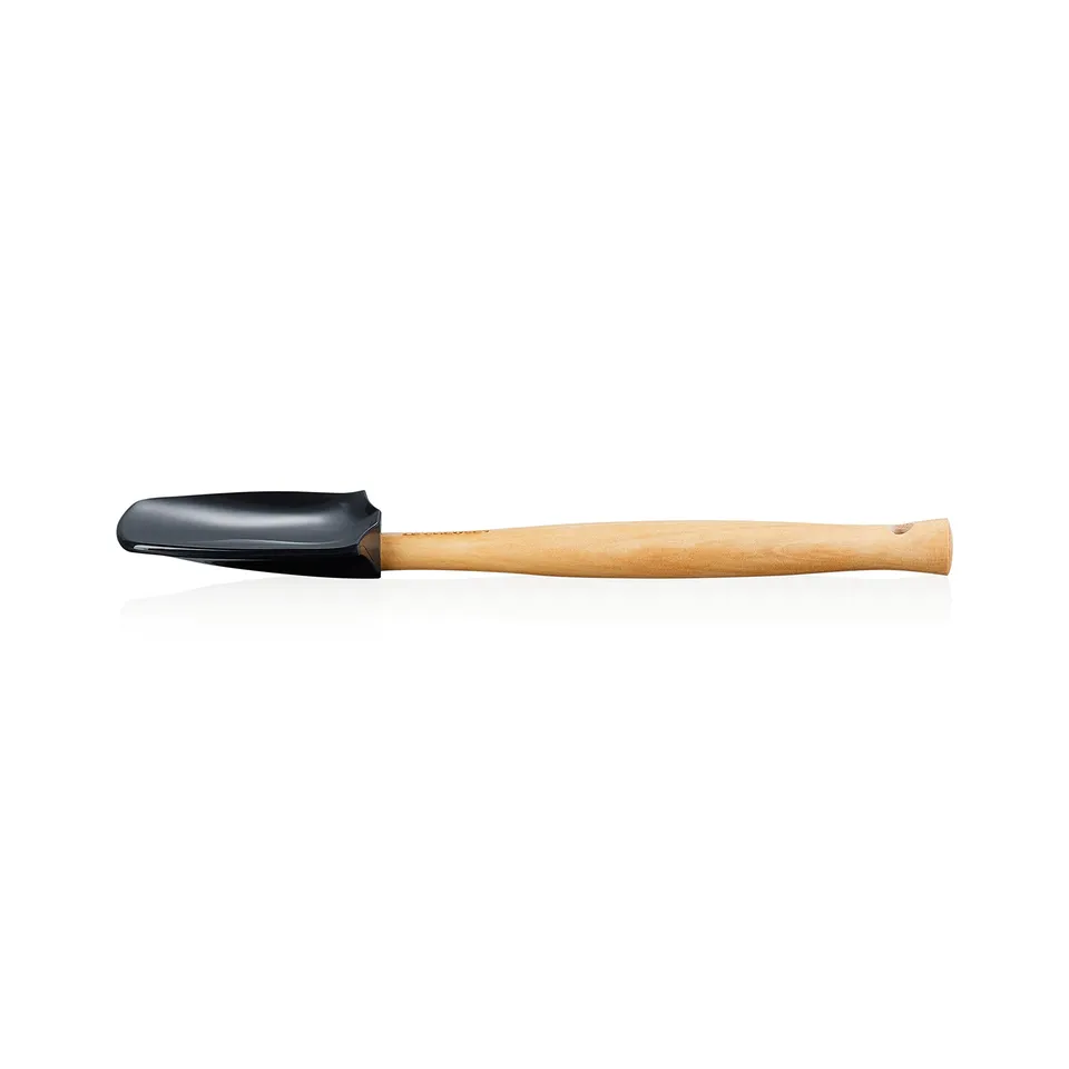 le-creuset-spatola-cucchiaio-craft-larga-28-cm-in-silicone-nero-lucido-resistent image 1