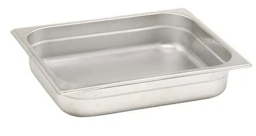 pentole-agnelli-bacinella-gastronorm-2-3-in-acciaio-inossidabile-35-4-x-32-5-x-6 image 1