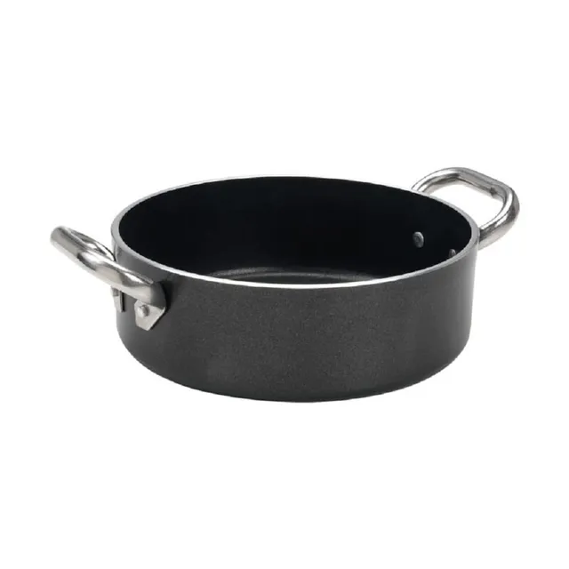 pentole-agnelli-alsa2106ss28-alblack-casseruola-bassa-con-maniglie-in-alluminio- image 1