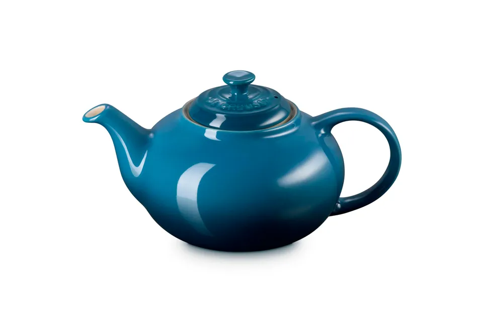 le-creuset-teiera-classic-in-gres-vetrificato-1-3-l-per-3-4-tazze-deep-teal-7070 image 1