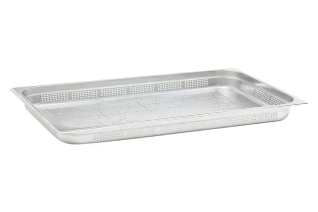 pentole-agnelli-bacinella-forata-gastronorm-1-1-in-acciaio-inossidabile-18-10-53 image 1
