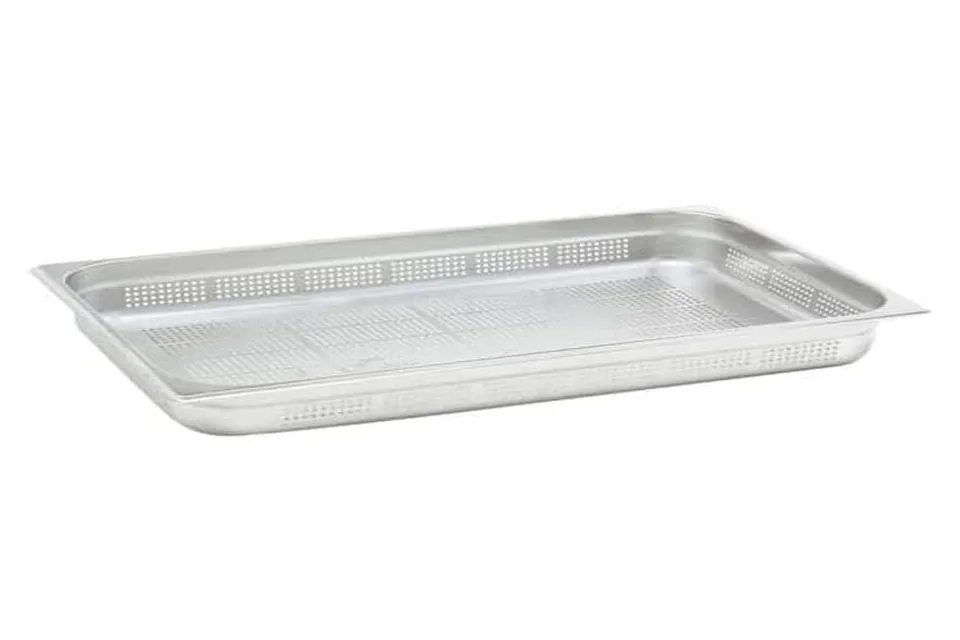 pentole-agnelli-bacinella-forata-gastronorm-1-1-in-acciaio-inossidabile-18-10-53 image 1
