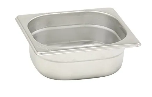 pentole-agnelli-bacinella-gastronorm-1-6-in-acciaio-inossidabile-17-6-x-16-2-x-1 image 1