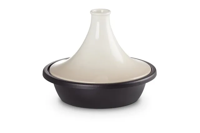 le-creuset-tajine-31-cm-in-ghisa-smaltata-con-coperchio-in-gres-4-6-porzioni-bia image 1