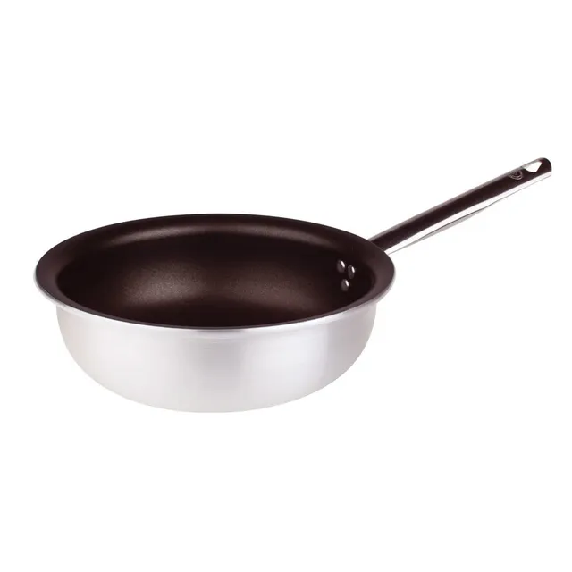 pentole-agnelli-alsa2111bms28-padella-svasata-per-mantecare-in-alluminio-28-cm image 1