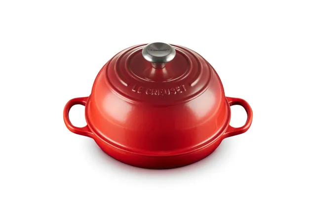 le-creuset-cocotte-per-pane-in-ghisa-vetrificata-24-cm-con-coperchio-a-cupola-ci image 1