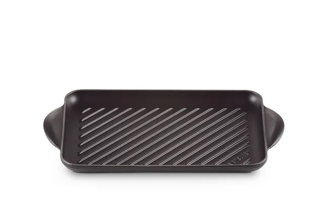 le-creuset-grill-rettangolare-tradition-in-ghisa-vetrificata-32-cm-nero-matt-ada image 1