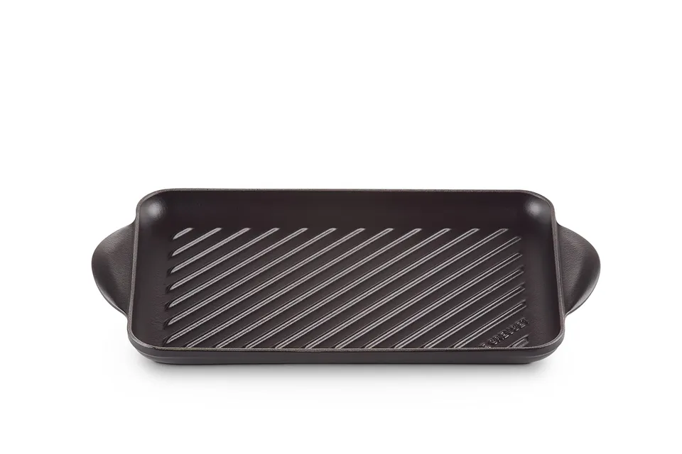 le-creuset-grill-rettangolare-tradition-in-ghisa-vetrificata-32-cm-nero-matt-ada image 1