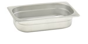 pentole-agnelli-bacinella-gastronorm-1-4-in-acciaio-inossidabile-26-5-x-16-2-x-1 image 2