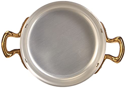 pentole-agnelli-alma11014-tegamino-a-servire-con-2-maniglie-in-ottone-alluminio- image 8