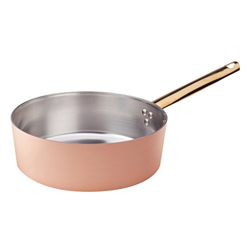 pentole-agnelli-alcu10724-casseruola-bassa-in-rame-24-cm-stagnato-a-mano-con-man image 8