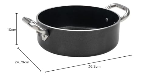 pentole-agnelli-alsa2106ss28-alblack-casseruola-bassa-con-maniglie-in-alluminio- image 6