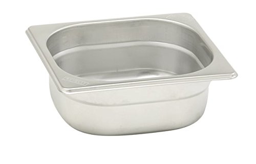 pentole-agnelli-bacinella-gastronorm-1-6-in-acciaio-inossidabile-17-6-x-16-2-x-1 image 1