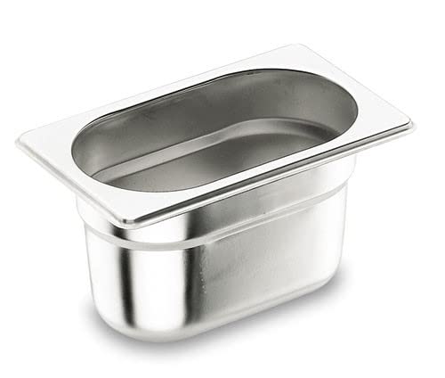 pentole-agnelli-bacinella-gastronorm-1-3-alta-in-acciaio-inossidabile-32-5x17-6x image 2