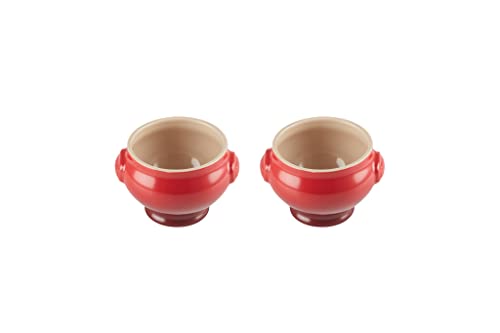 le-creuset-set-2-ciotole-zuppa-in-gres-vetrificato-600-ml-ciliegia-adatte-a-forn image 7