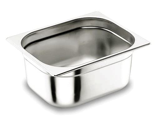 pentole-agnelli-bacinella-gastronorm-1-9-in-acciaio-inossidabile-10-8-x-17-6-x-6 image 1