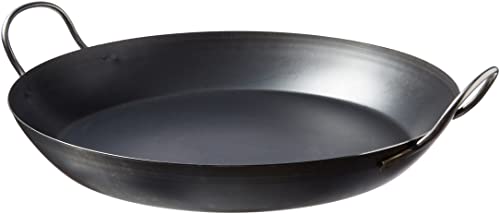pentole-agnelli-linea-ferro-tegame-per-paella-con-due-maniglie-inox-ferro-nero-3 image 6