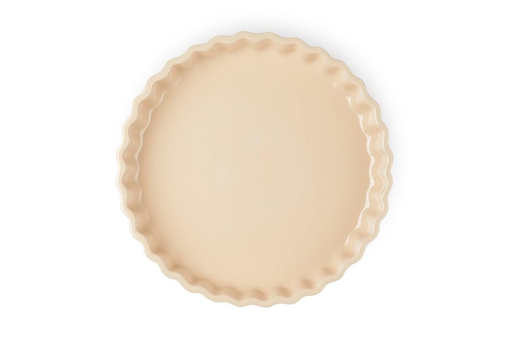 le-creuset-tortiera-tradition-rotonda-in-gres-vetrificato-28-cm-2-1-l-shell-pink image 3