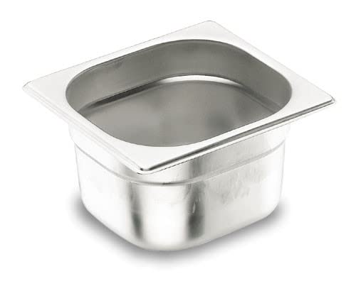 pentole-agnelli-bacinella-gastronorm-1-6-in-acciaio-inossidabile-17-6-x-16-2-x-1 image 2