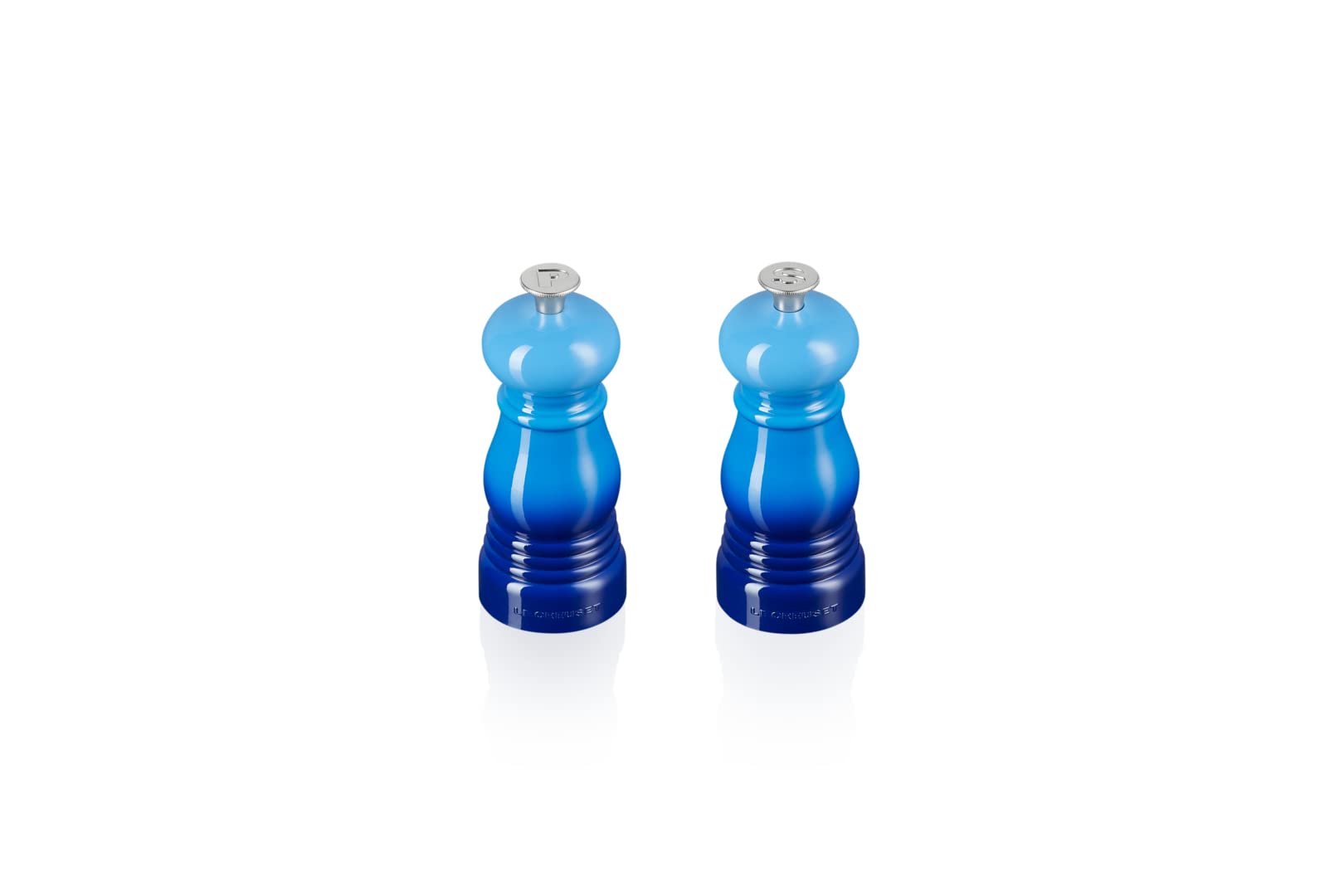 le-creuset-set-2-mini-macina-sale-e-pepe-in-abs-con-macina-in-ceramica-deep-teal image 6