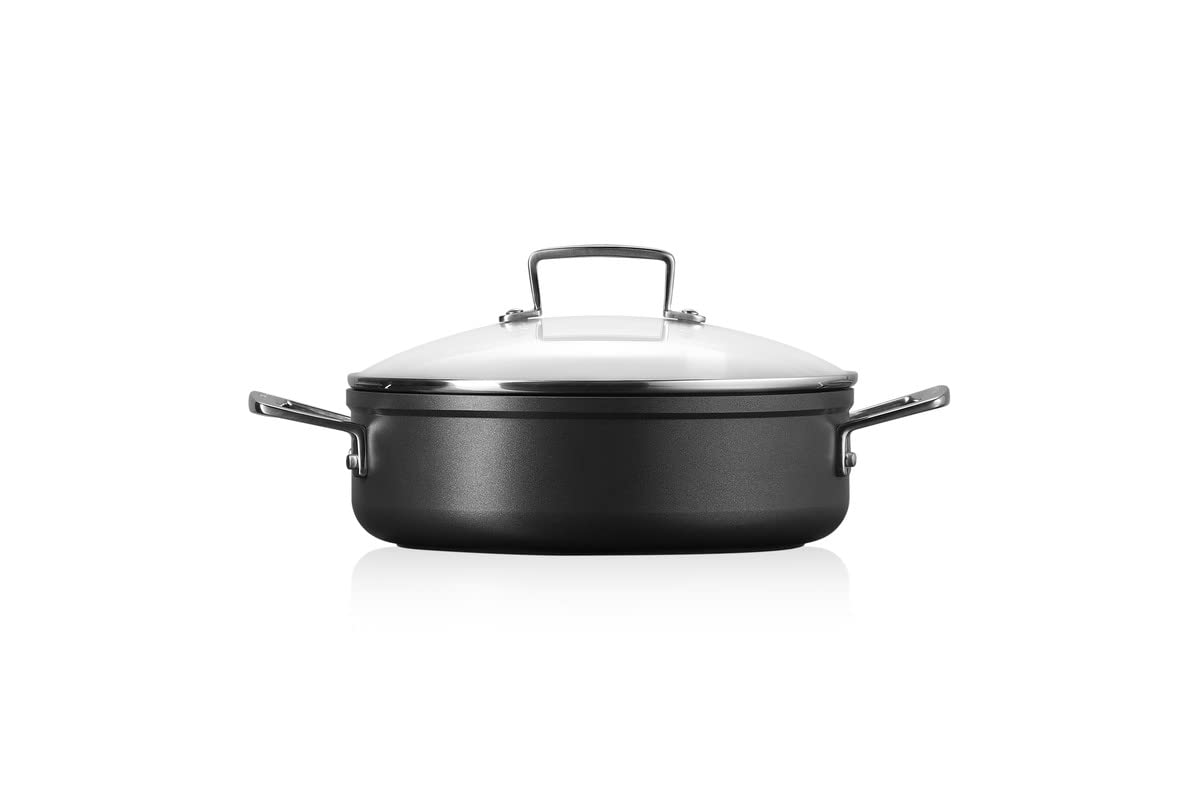 le-creuset-toughened-nonstick-saut-antiaderente-in-alluminio-con-coperchio-in-ve image 2