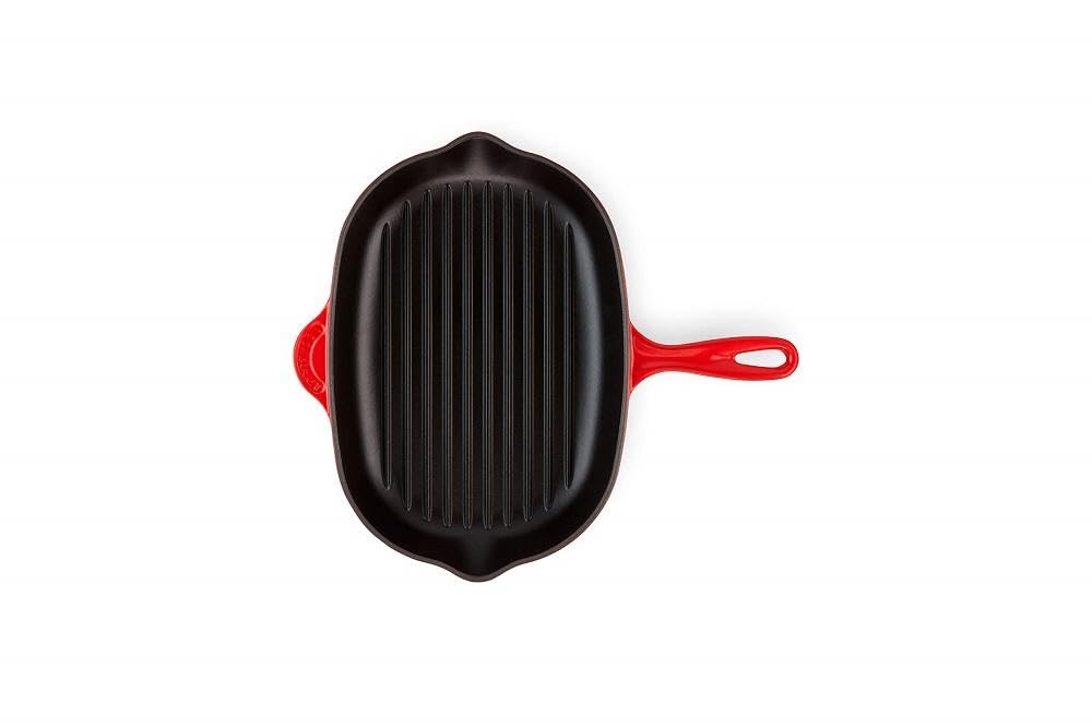 le-creuset-bistecchiera-skillet-ovale-evolution-in-ghisa-vetrificata-32-cm-cilie image 4