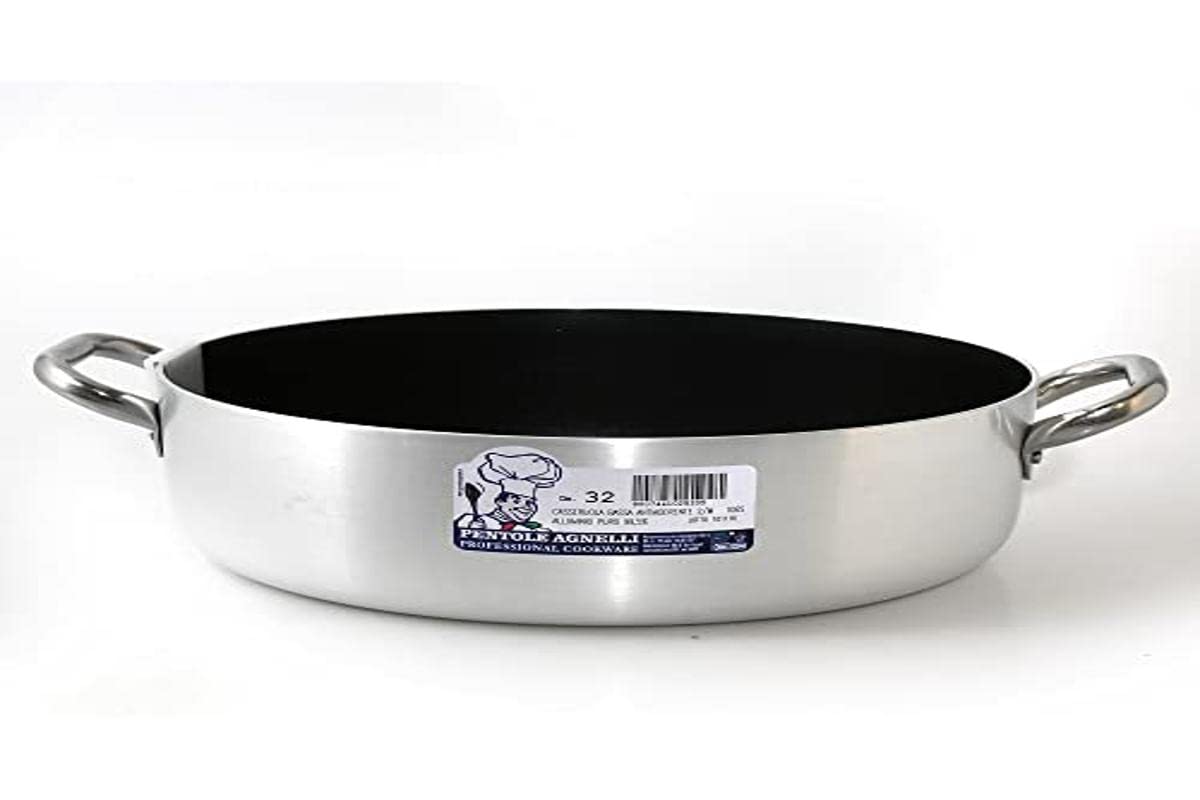 pentole-agnelli-alsa106s24-casseruola-bassa-antiaderente-con-maniglie-alluminio- image 5