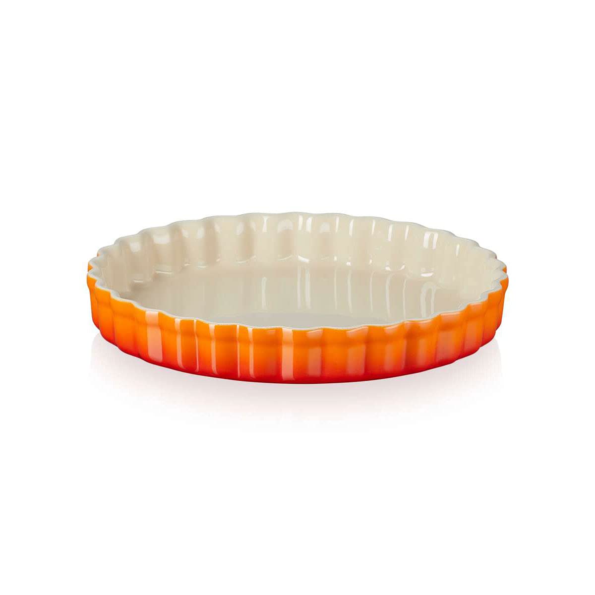 le-creuset-tortiera-tradition-rotonda-in-gres-vetrificato-28-cm-2-1-l-shell-pink image 6