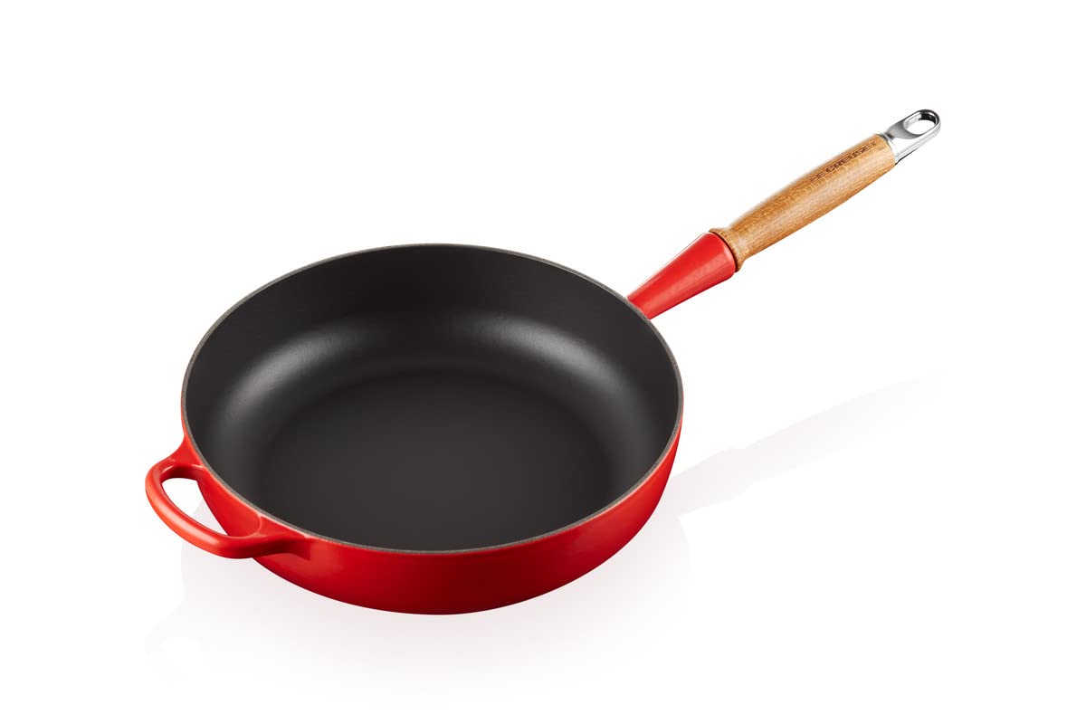 le-creuset-evolution-padella-alta-in-ghisa-vetrificata-con-manico-in-legno-28-cm image 6