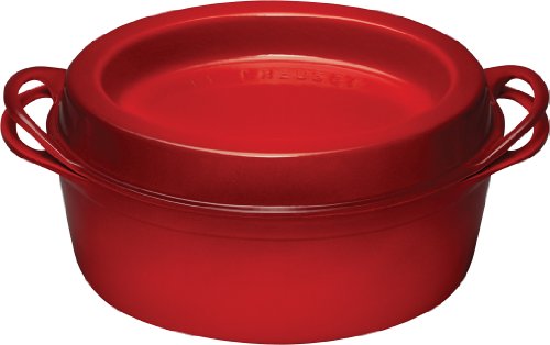 le-creuset-doufeu-ovale-in-ghisa-vetrificata-32-cm-nero-matt-con-coperchio-per-c image 8