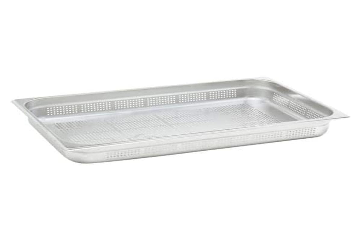 pentole-agnelli-bacinella-forata-gastronorm-1-1-in-acciaio-inossidabile-18-10-53 image 1